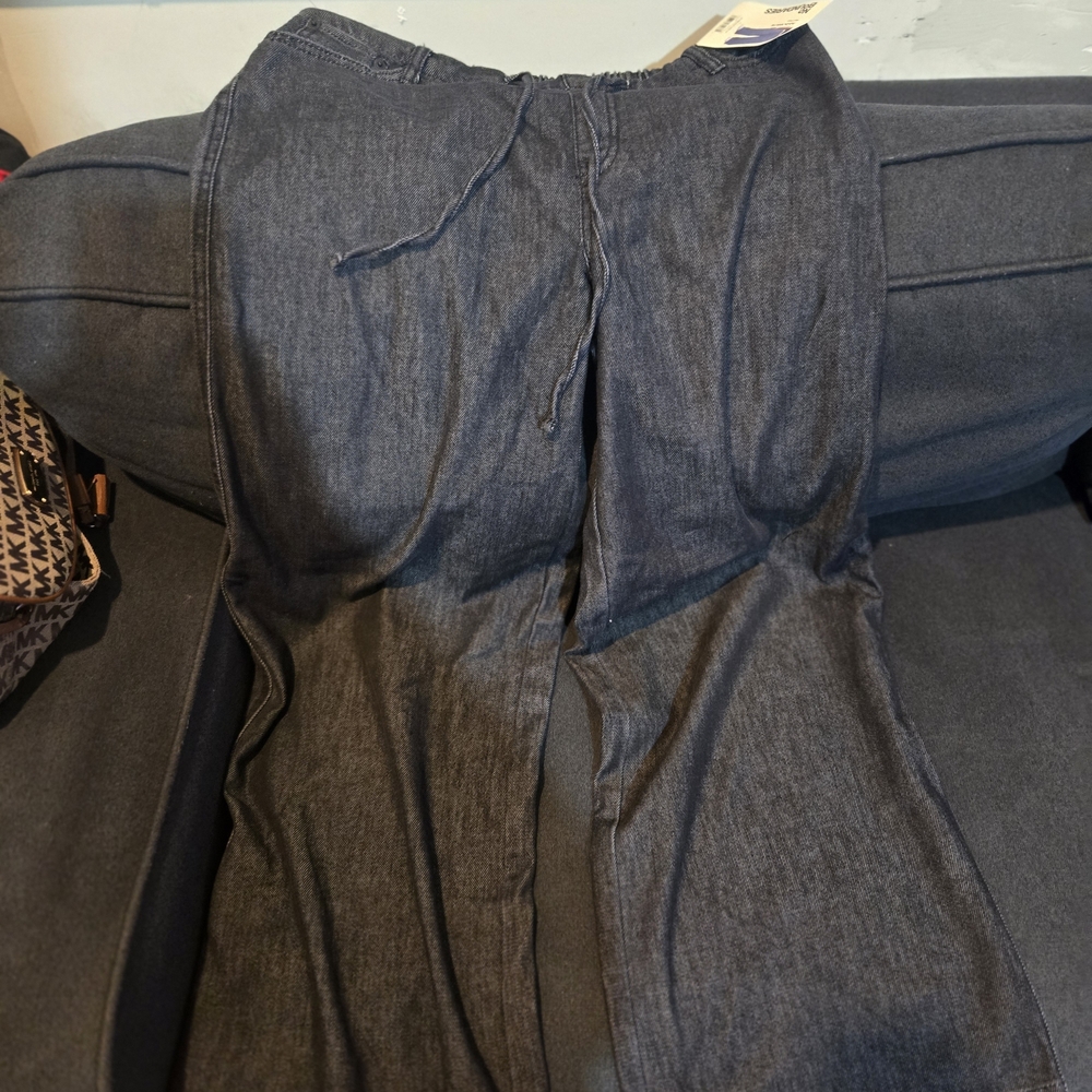 No Boundaries Dark Black Flare & Wide Leg Jeans